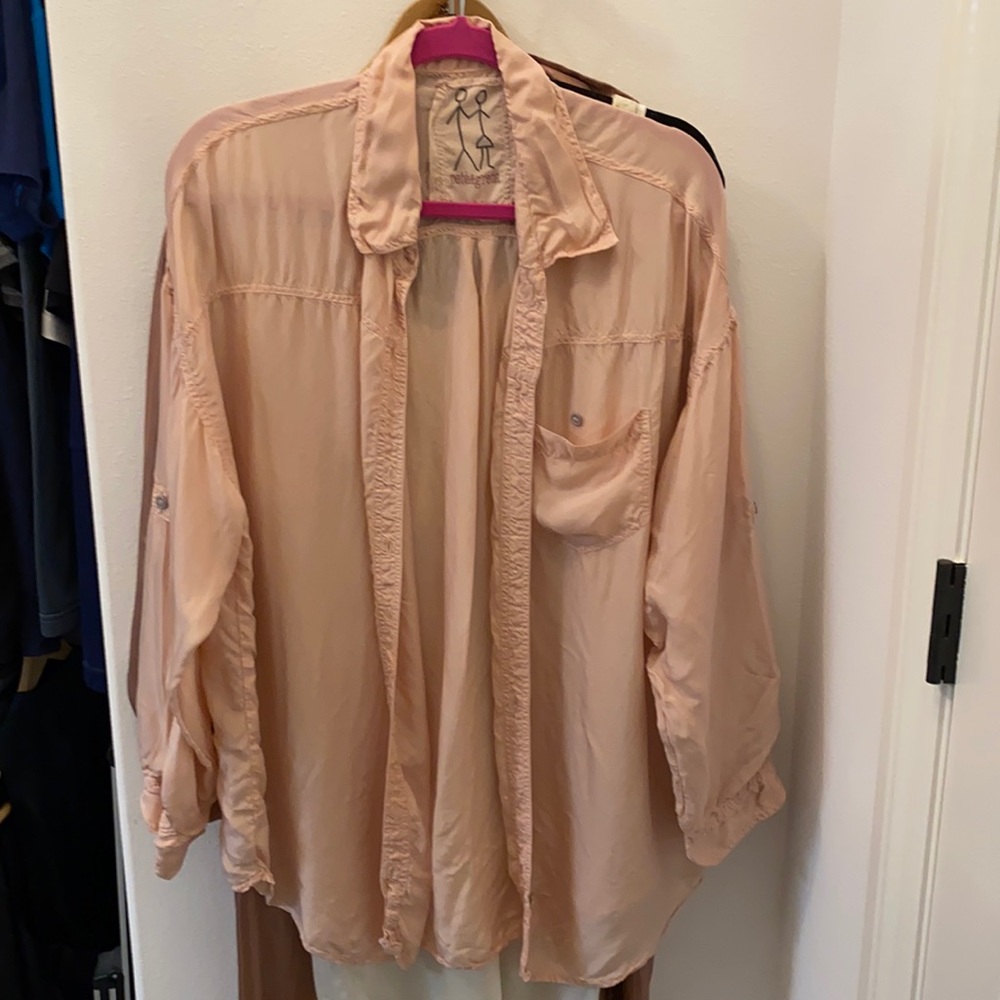 Johnny Was Cupra light Pink Shirt